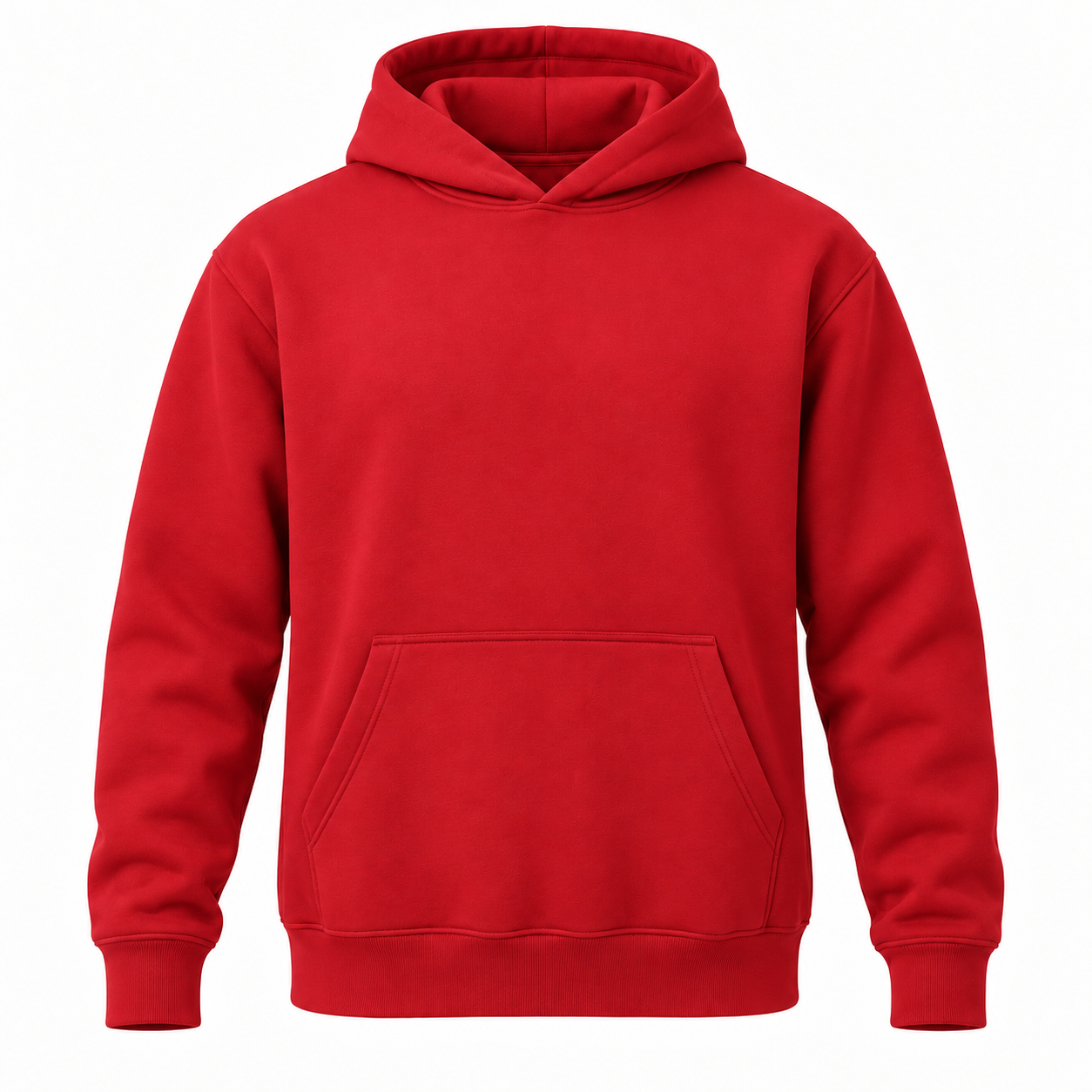 Premium Unisex Pullover Hoodie - Red - M