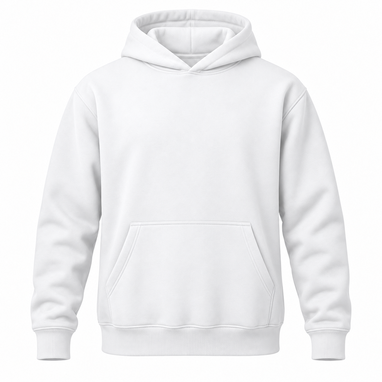 Premium Unisex Pullover Hoodie - White - M